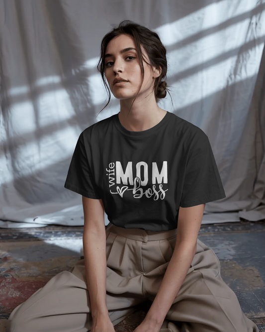 Wife Mom Boss | Women T-Shirt