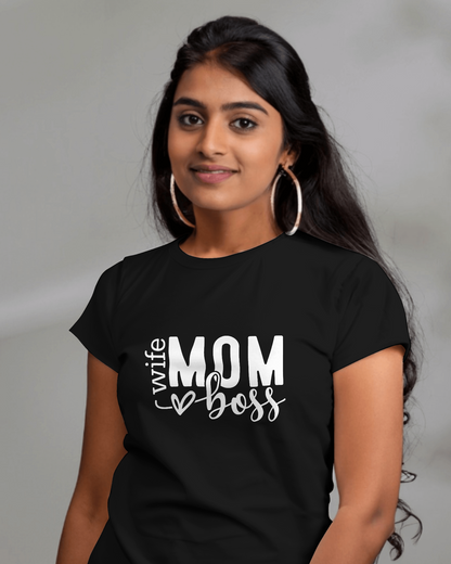 Wife Mom Boss | Women T-Shirt