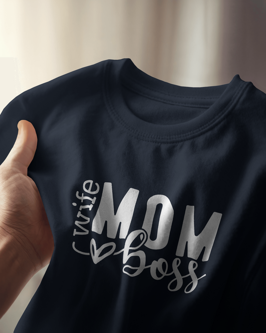 Wife Mom Boss | Women T-Shirt