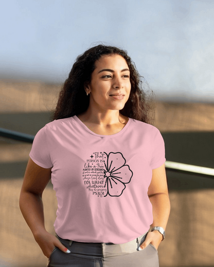 That Person Is Like A Tree Planted By Streams Of | Women T-Shirt