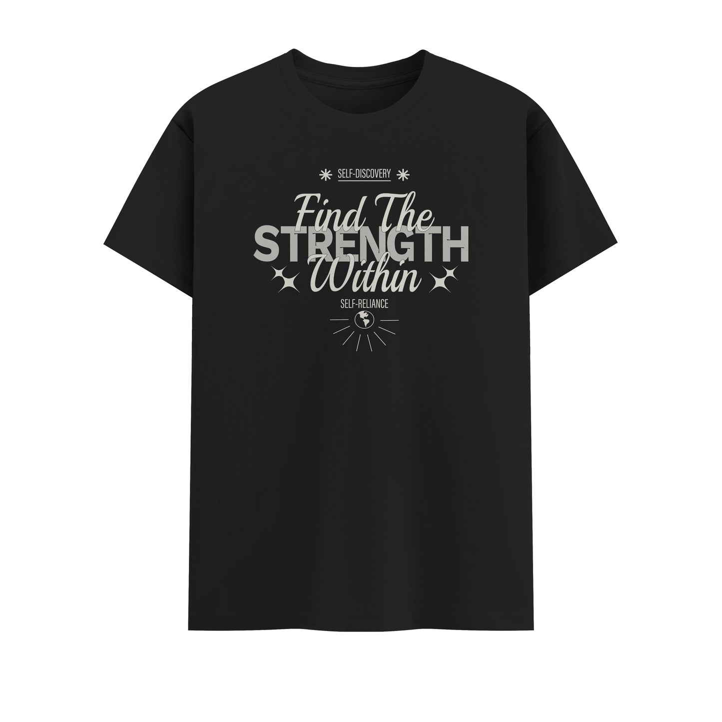 Find The Strength Within | Men Round Neck T-Shirt