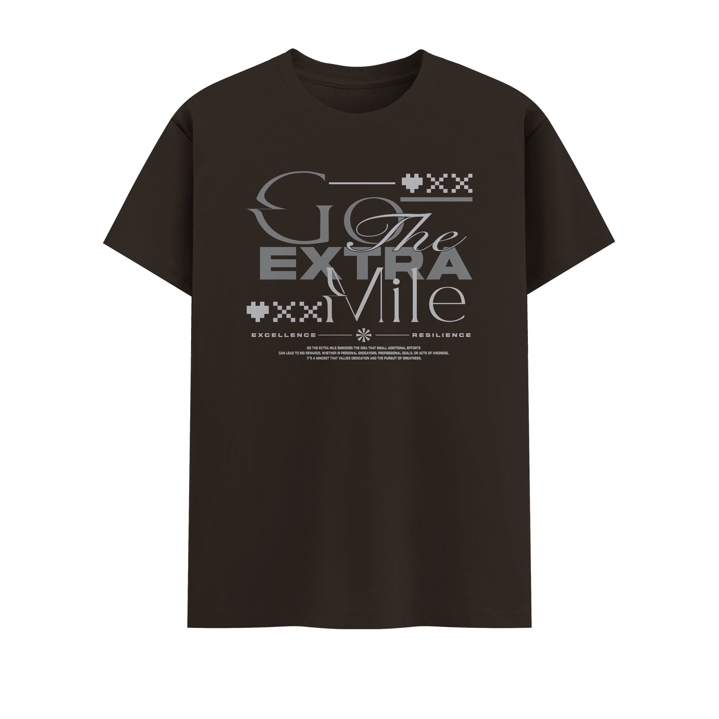 Go The Extra Mile | Men Round Neck T-Shirt