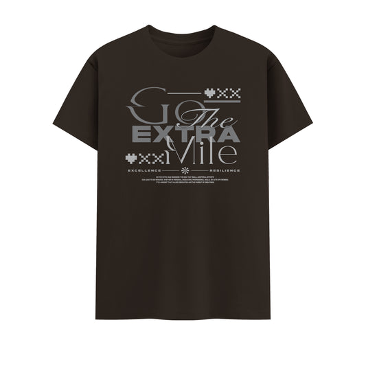 Go The Extra Mile | Men Round Neck T-Shirt