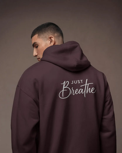 Just Breathe | Unisex Oversized Hoodie
