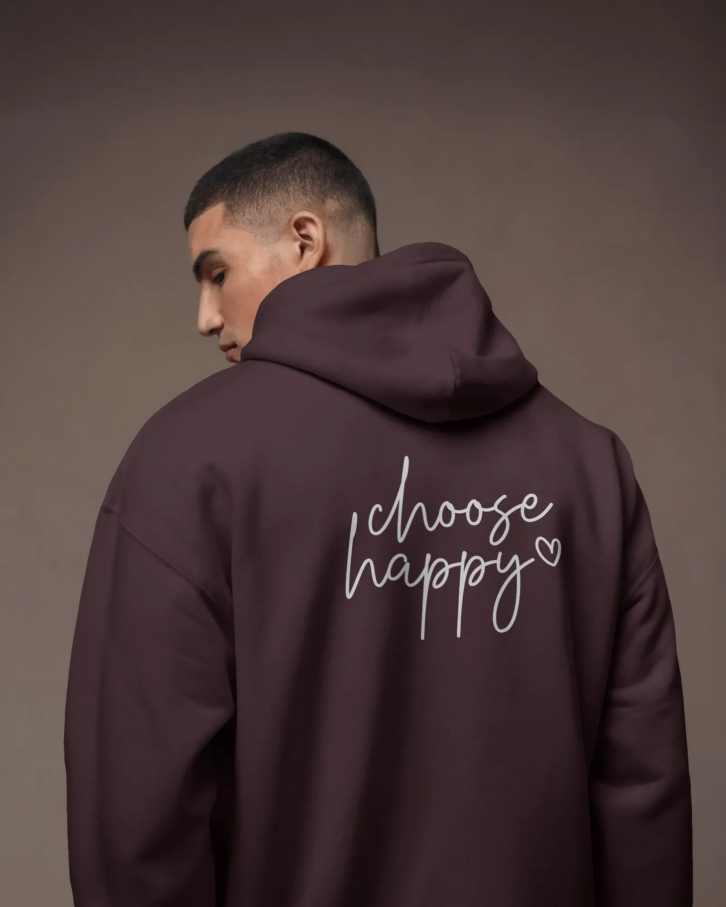Choose Happy | Unisex Oversized Hoodie