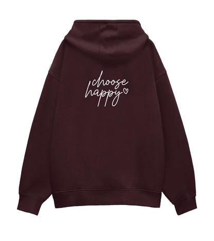 Choose Happy | Unisex Oversized Hoodie