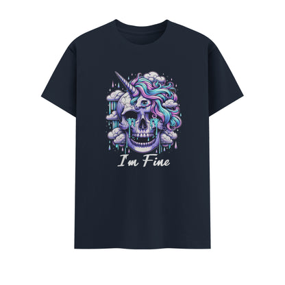 I Am Fine | Men Round Neck T-Shirt