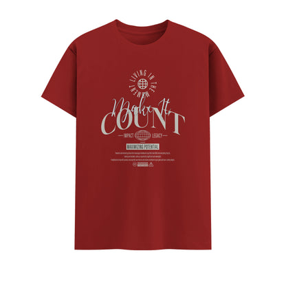Make It Count | Men Round Neck T-Shirt