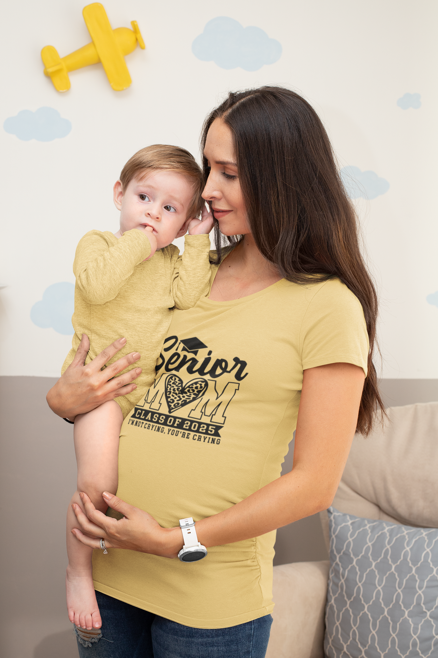 Senior Mom | Women's Classic Crew T-Shirt | Moms To Be