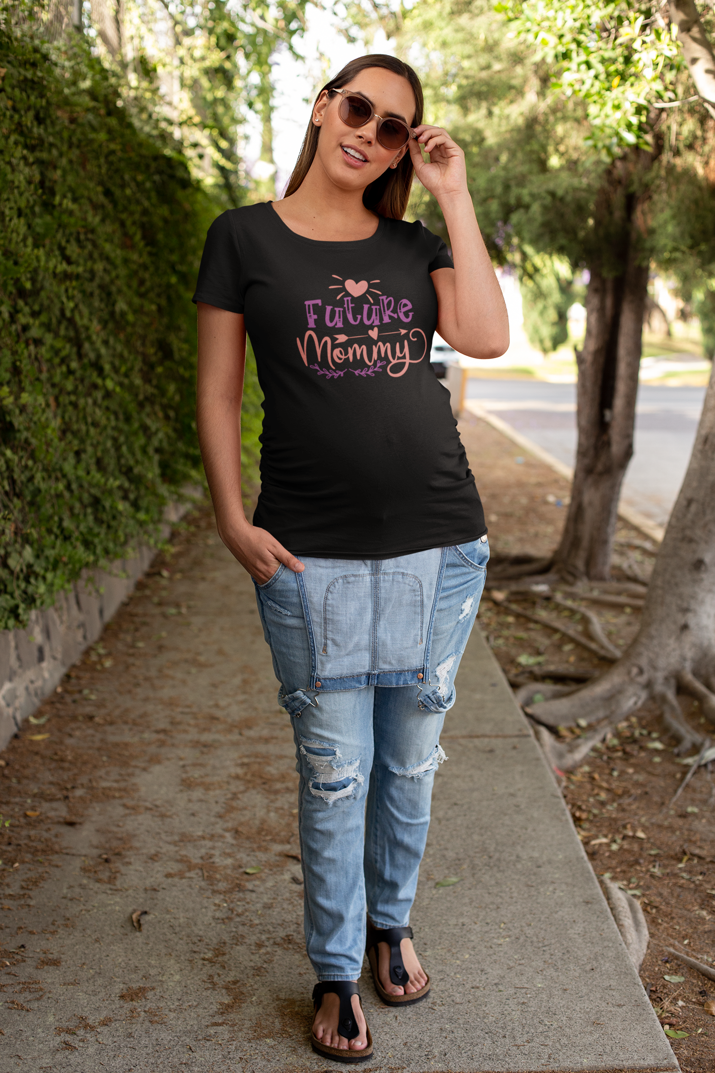Future Mommy | Women's Classic Crew T-Shirt | Moms To Be