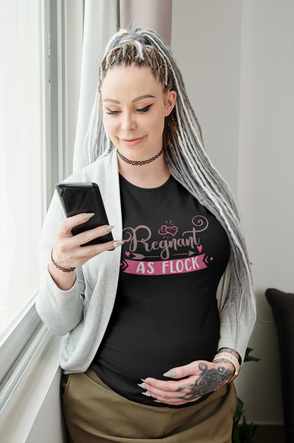 Pregnant As Flock | Women's Classic Crew T-Shirt | Moms To Be