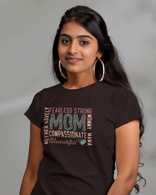 Fearless Strong Mom | Women's Classic Crew T-Shirt | Moms To Be