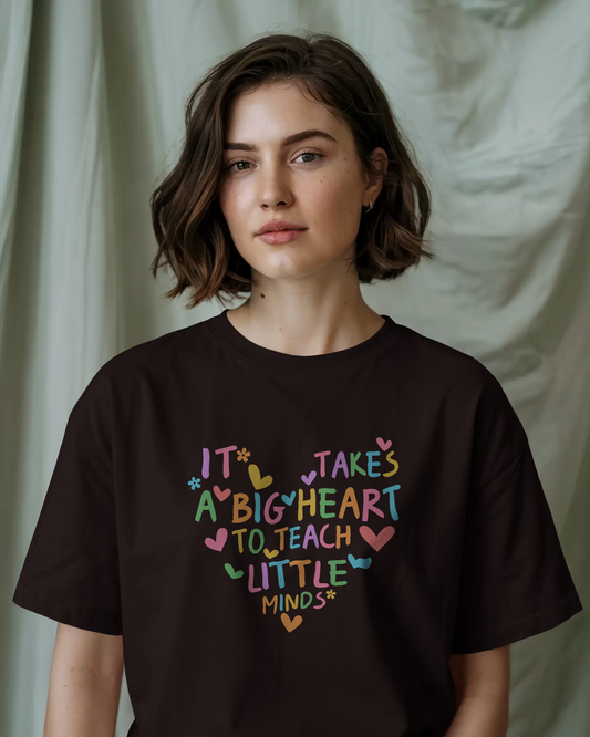It Takes a Big Heart | Women's Classic Crew T-Shirt | Moms To Be