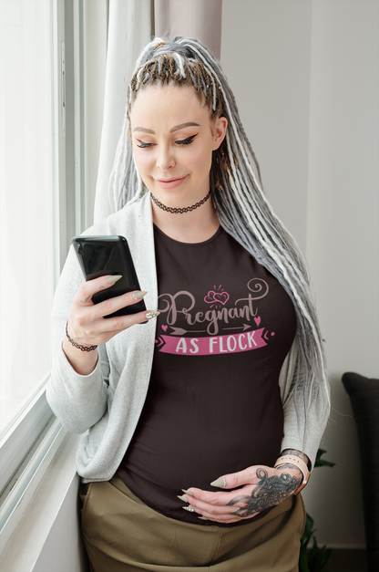 Pregnant As Flock | Women's Classic Crew T-Shirt | Moms To Be