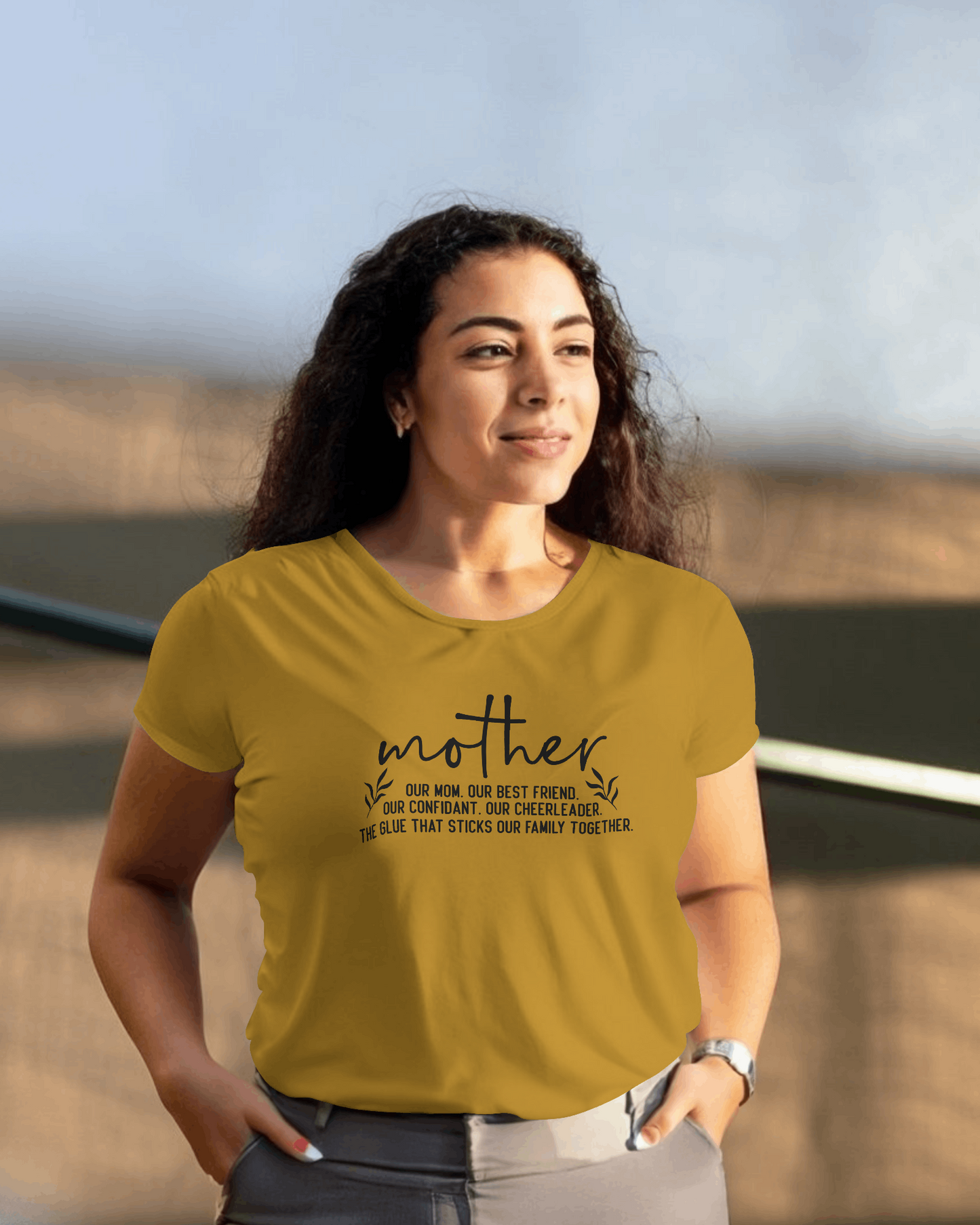 Mother Our Best Friend Black | Women's Classic Crew T-Shirt | Moms To Be