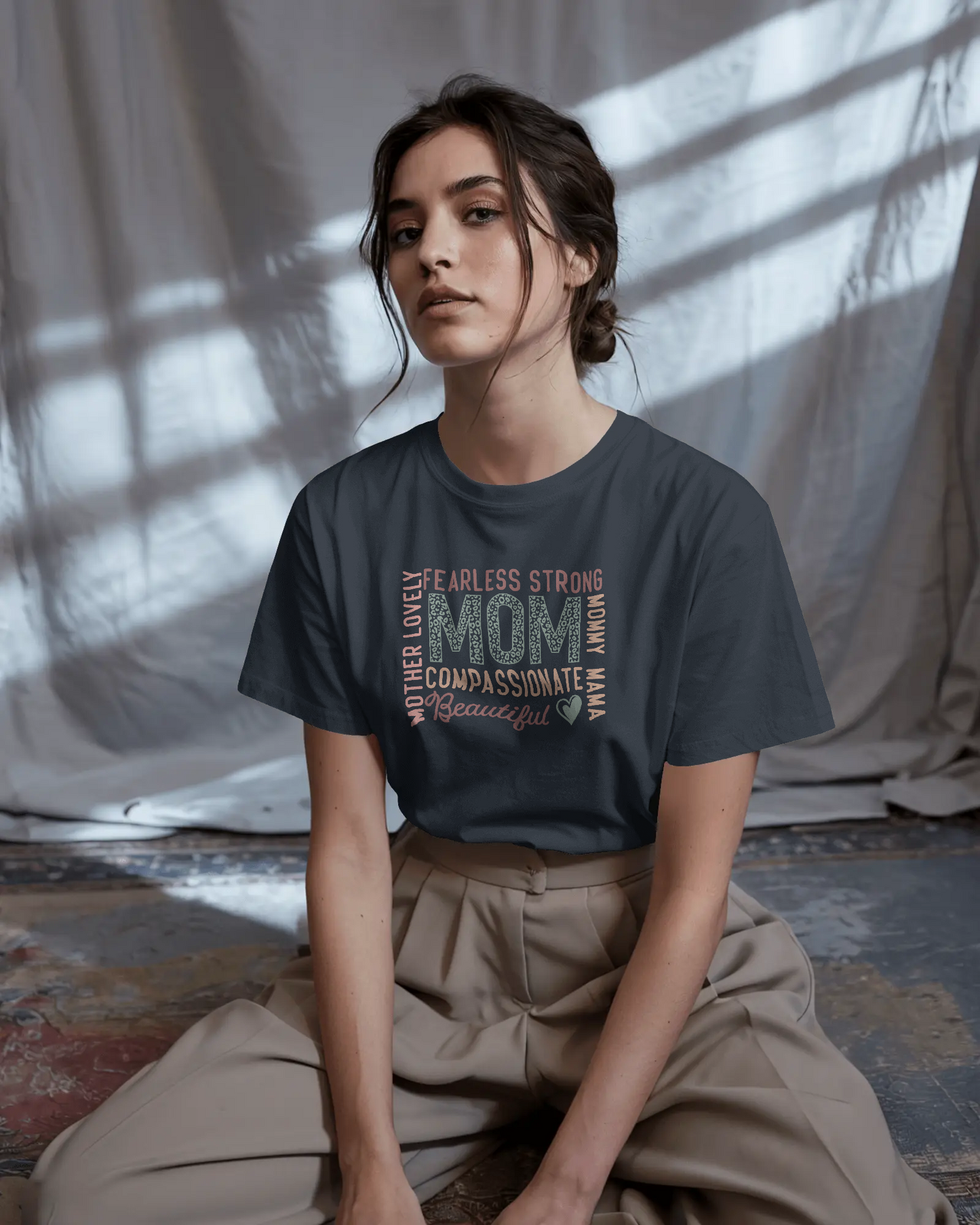 Fearless Strong Mom | Women's Classic Crew T-Shirt | Moms To Be