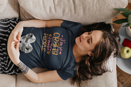 I m So Crafty, I Make People | Women's Classic Crew T-Shirt | Moms To Be