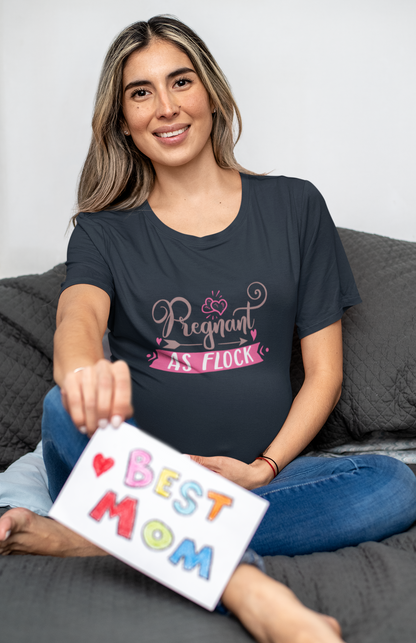 Pregnant As Flock | Women's Classic Crew T-Shirt | Moms To Be