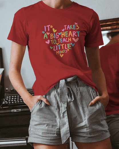 It Takes a Big Heart | Women's Classic Crew T-Shirt | Moms To Be