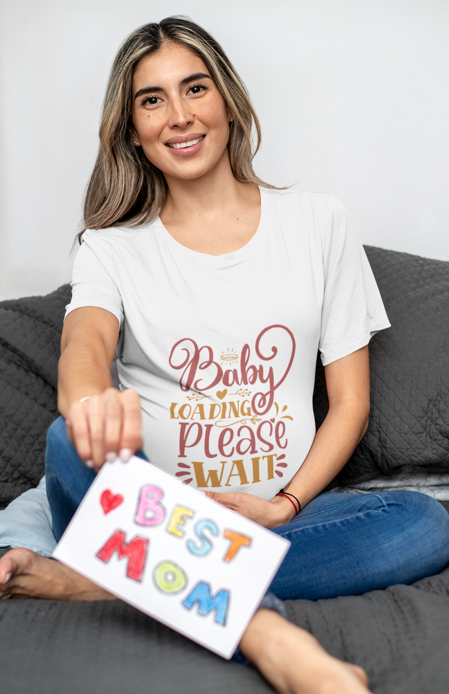 Baby Loading Please Wait | Women's Classic Crew T-Shirt | Moms To Be