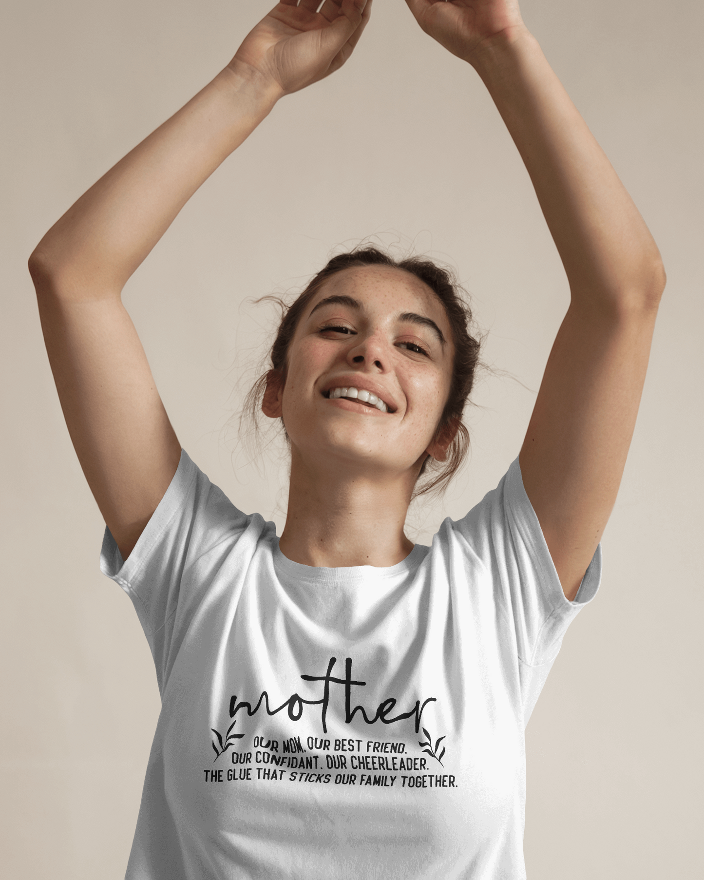 Mother Our Best Friend Black | Women's Classic Crew T-Shirt | Moms To Be