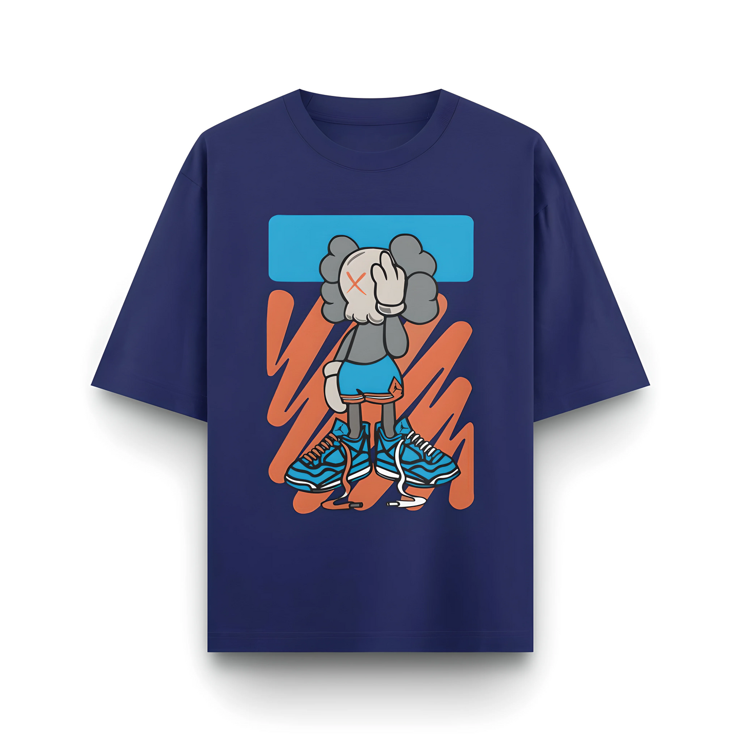 Lazy Big Shoe | Men Oversized T-Shirt