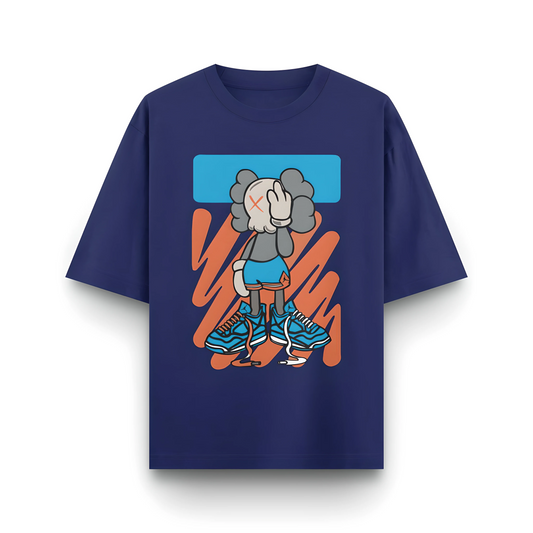 Lazy Big Shoe | Men Oversized T-Shirt