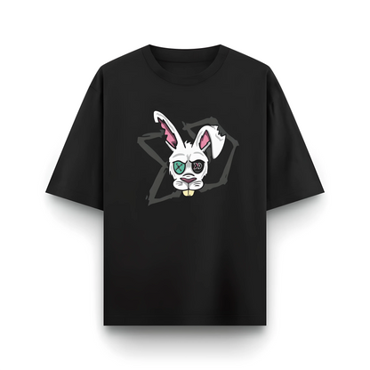 Rabbit vision | Men Oversized T-Shirt