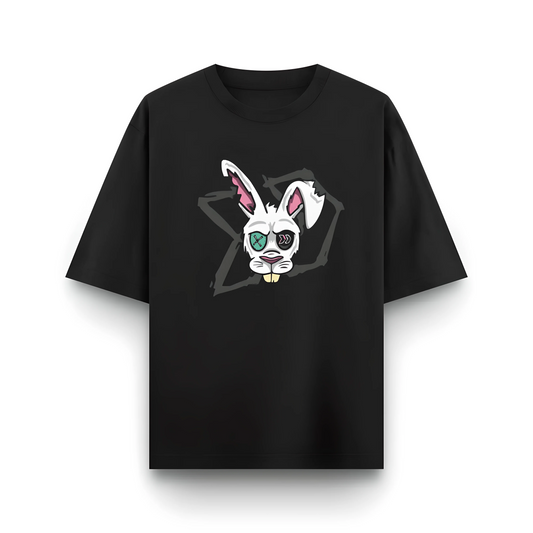 Rabbit vision | Men Oversized T-Shirt