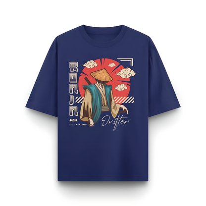 Japanese Streetwear Ronjn | Men Oversized T-Shirt