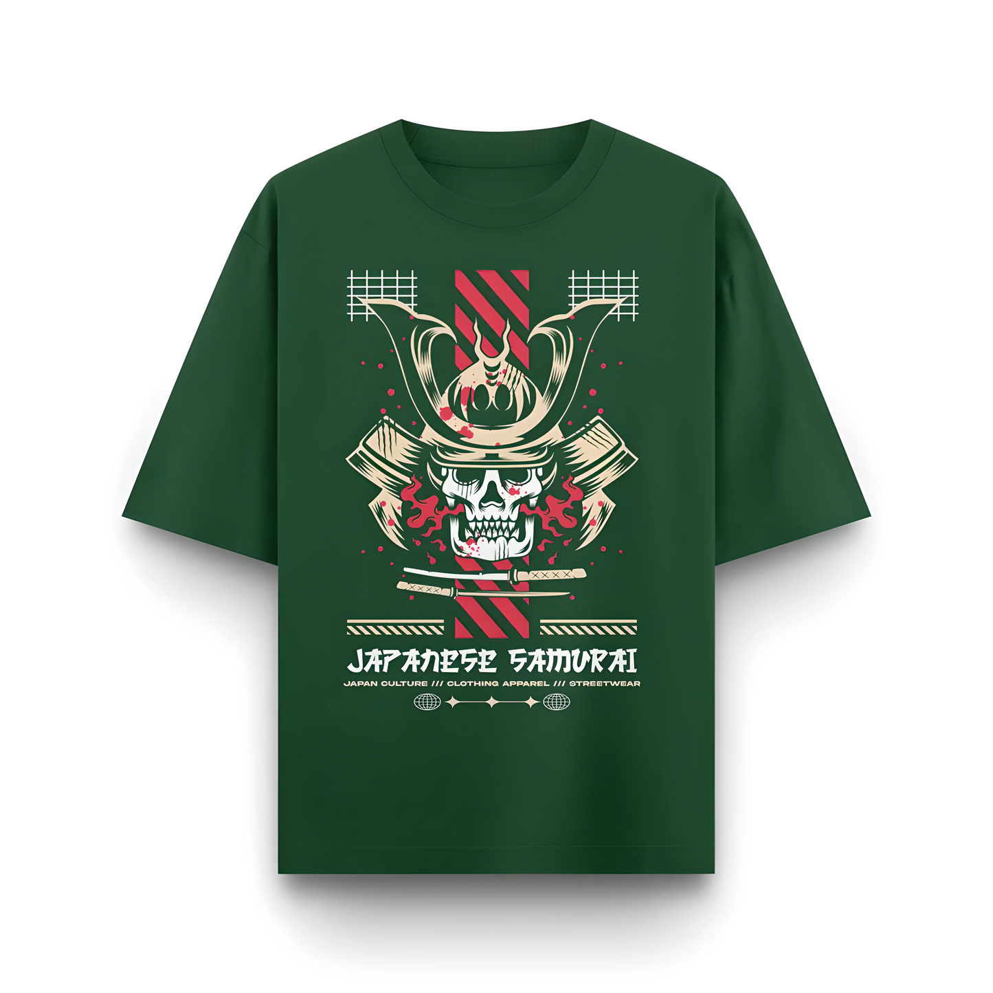 Japanese Streetwear Samurai | Men Oversized T-Shirt