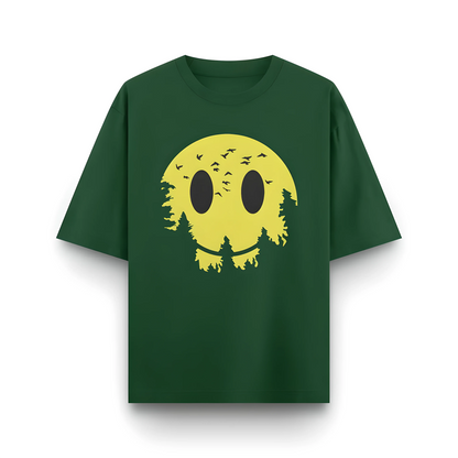 Sun In Jungle Smile | Men Oversized T-Shirt