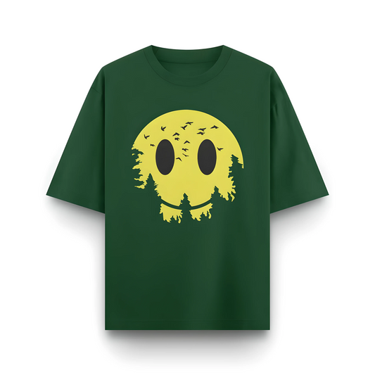Sun In Jungle Smile | Men Oversized T-Shirt