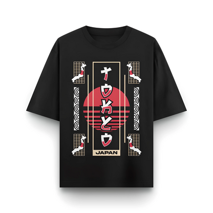 Japanese Streetwear Tokyo Japan | Men Oversized T-Shirt