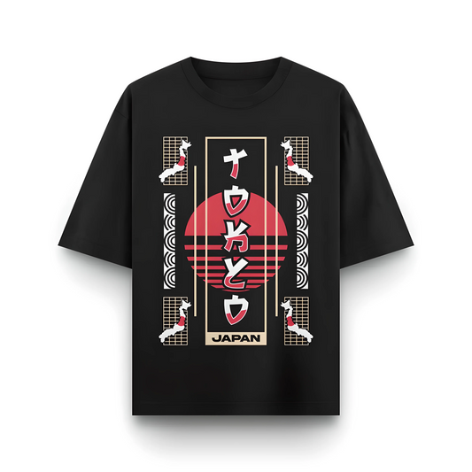 Japanese Streetwear Tokyo Japan | Men Oversized T-Shirt
