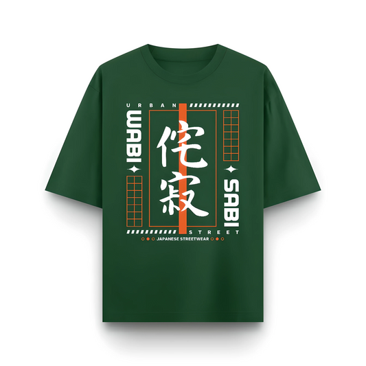 Japanese Streetwear Wabi Sabi | Men Oversized T-Shirt
