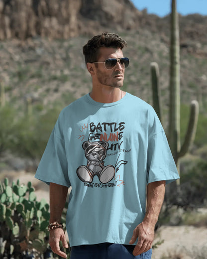Battle Genuine | Men Oversized Classic T-Shirt