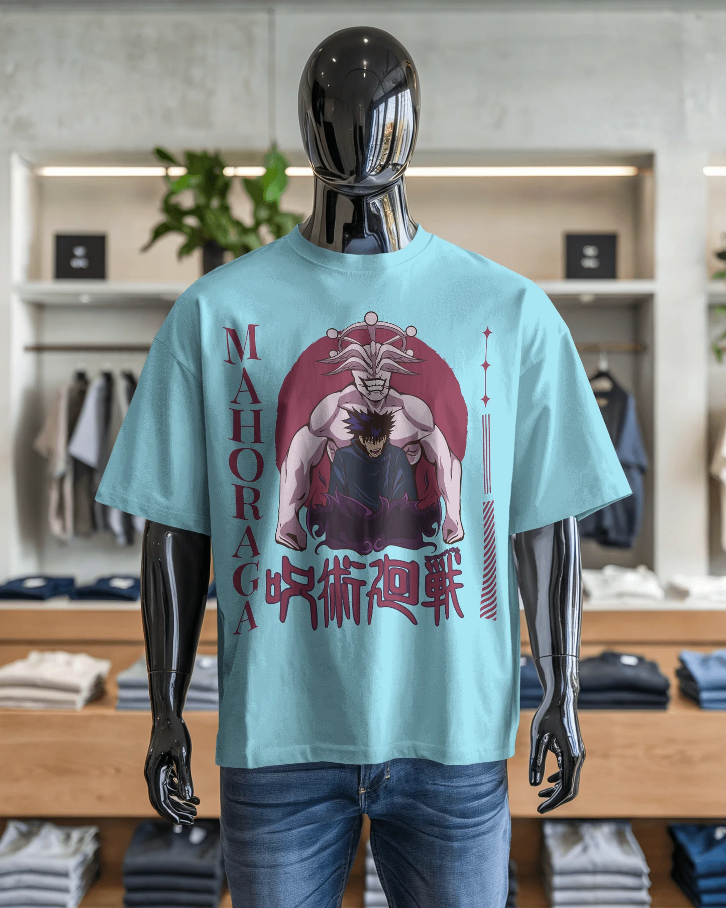 Mahoraga | Men Oversized T-Shirt