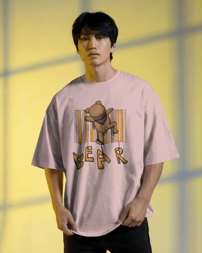 Climbing Bear | Men Oversized T-Shirt