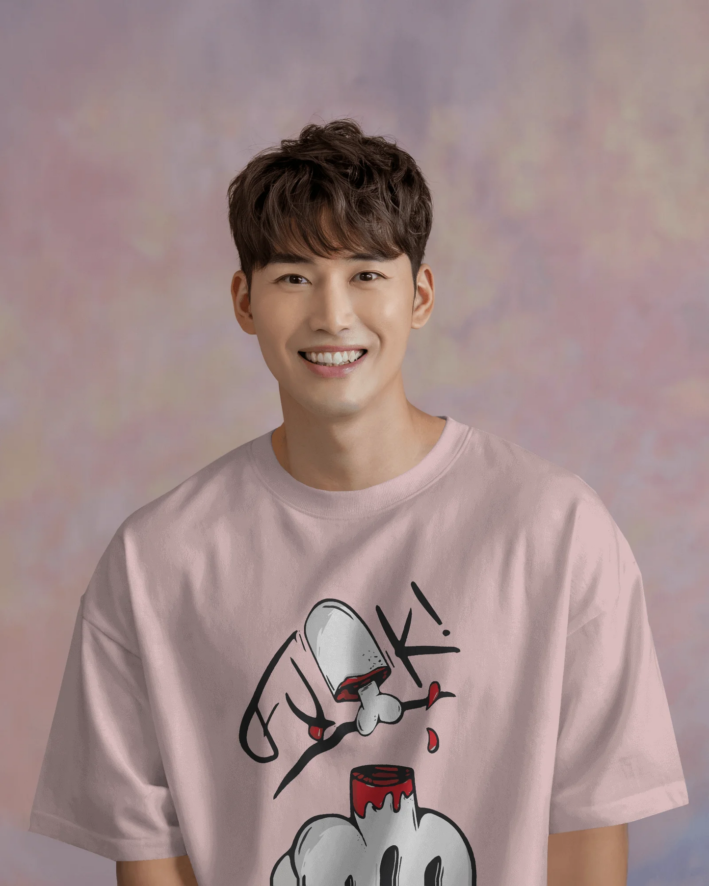 Middle finger | Men Oversized T-Shirt