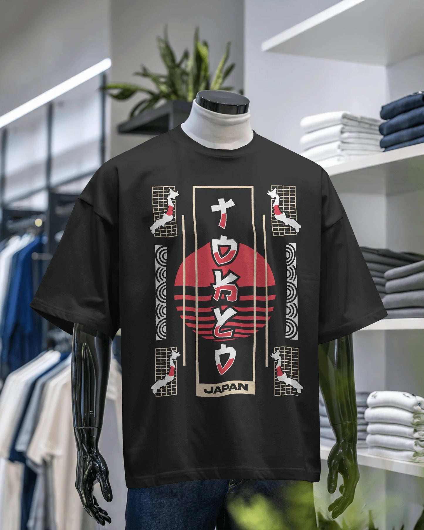 Japanese Streetwear Tokyo Japan | Men Oversized T-Shirt