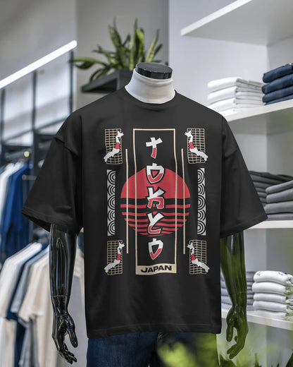 Japanese Streetwear Tokyo Japan | Men Oversized T-Shirt