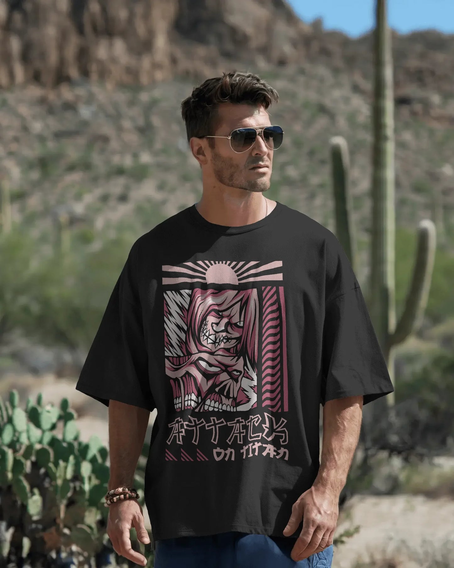 Attack Of Titan | Men Oversized T-Shirt