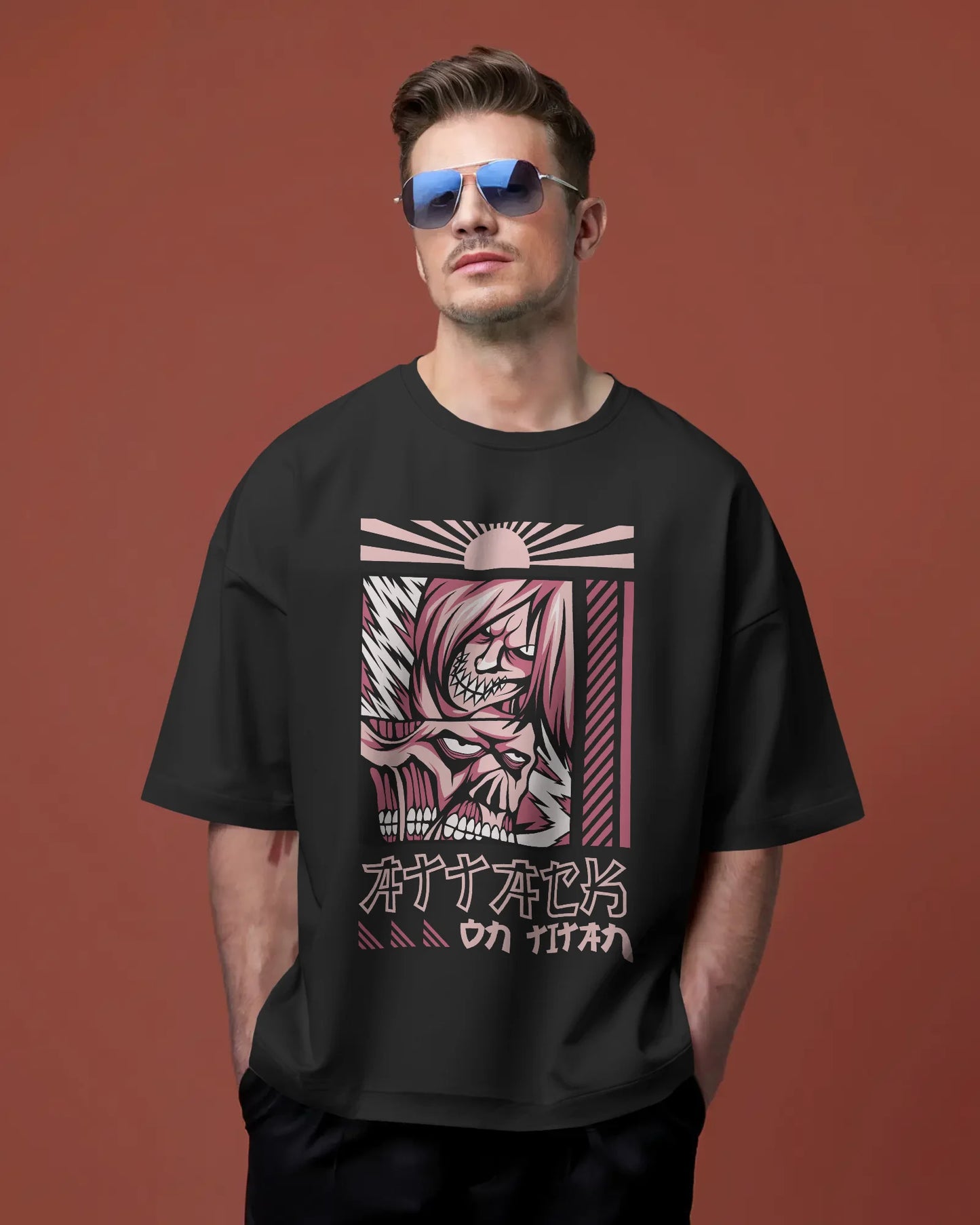 Attack Of Titan | Men Oversized T-Shirt
