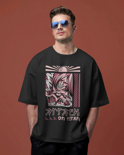 Attack Of Titan | Men Oversized T-Shirt
