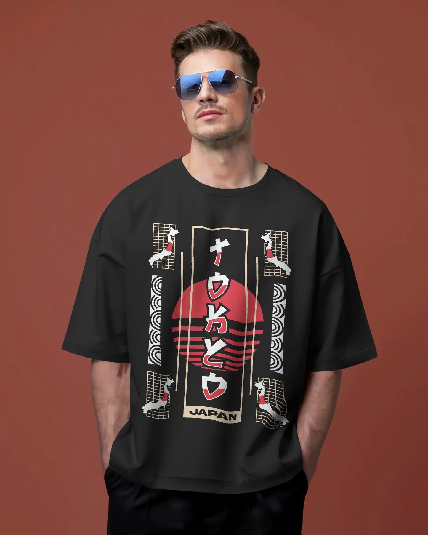Japanese Streetwear Tokyo Japan | Men Oversized T-Shirt