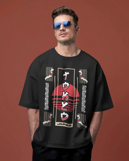Japanese Streetwear Tokyo Japan | Men Oversized T-Shirt