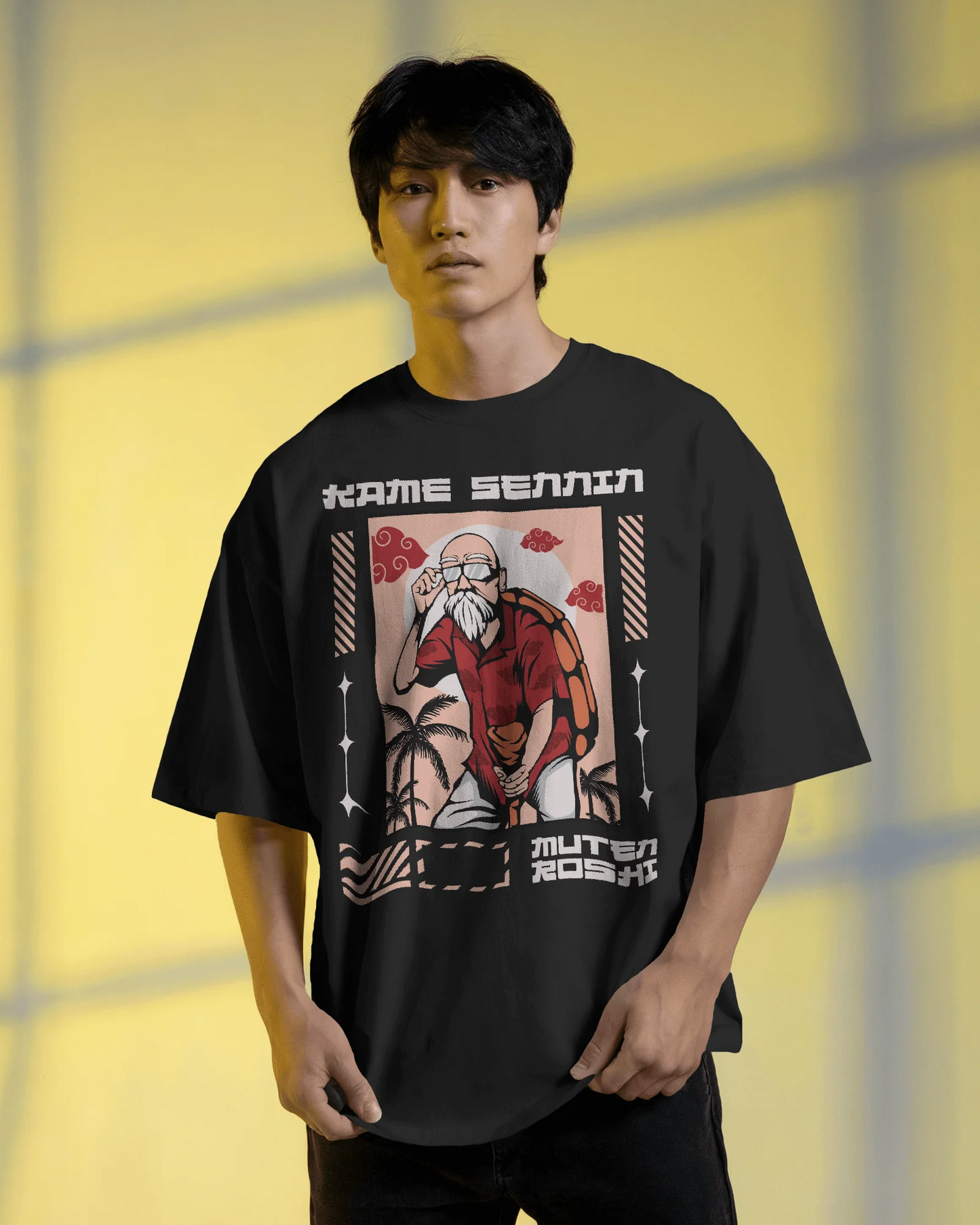 Kame Sennin | Men Oversized T-Shirt