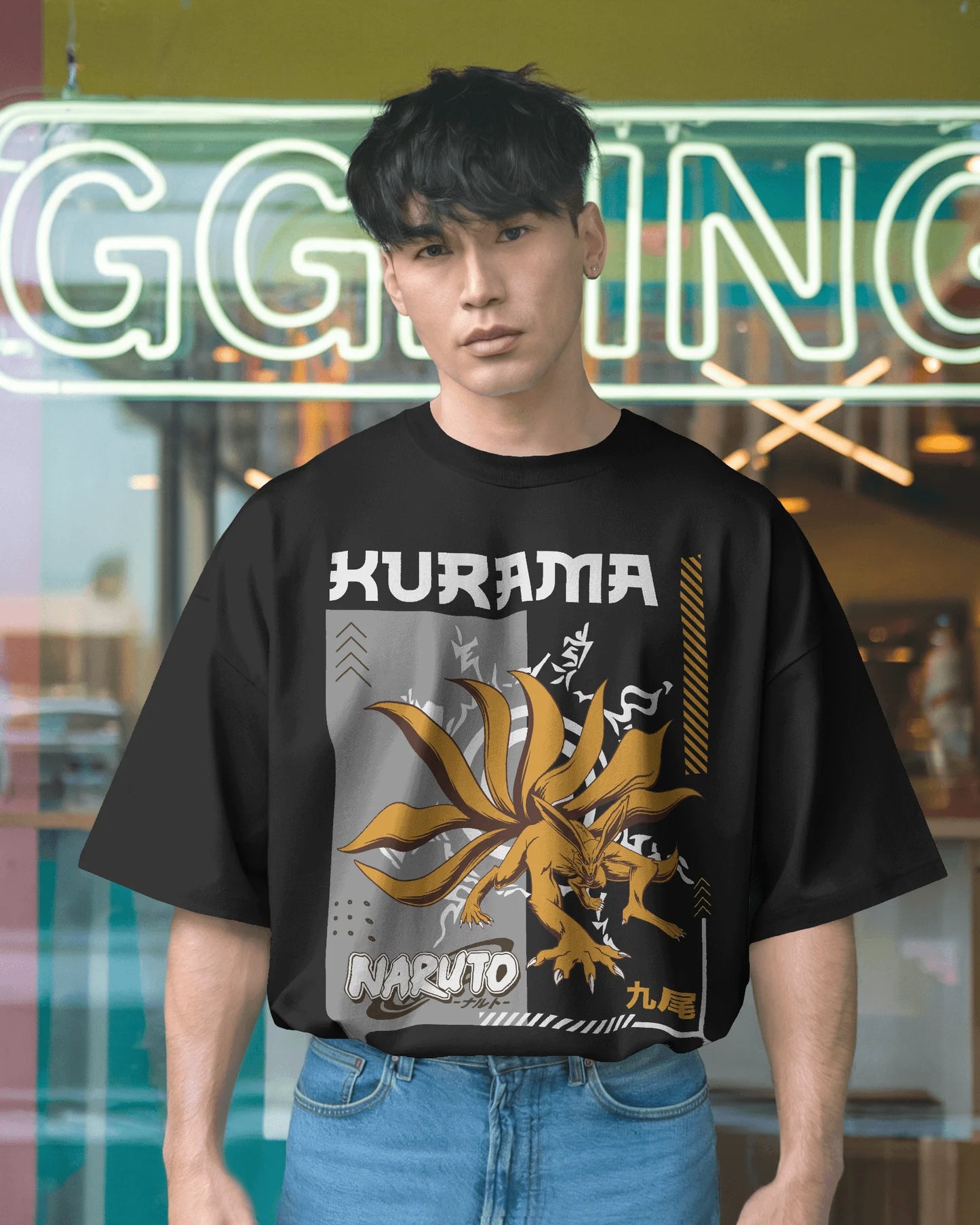 Kurama | Men Oversized T-Shirt