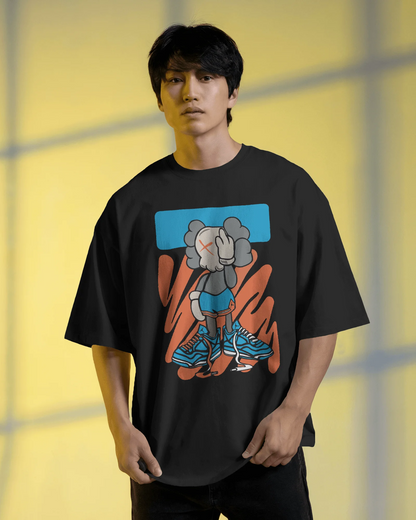 Lazy Big Shoe | Men Oversized T-Shirt
